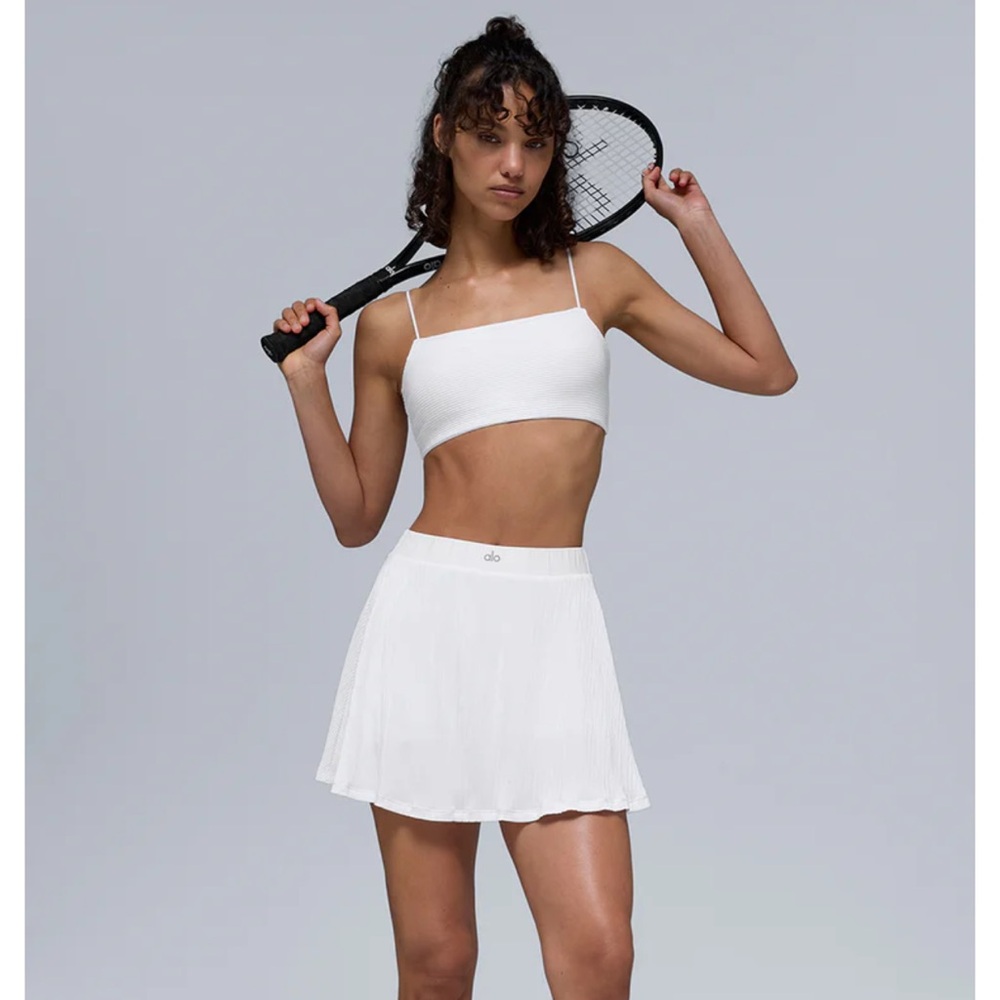 ALO Yoga micro plisse tennis skirt